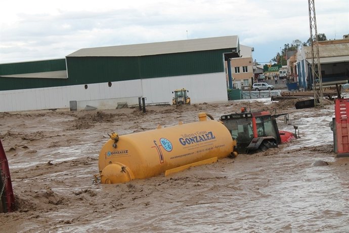La Rambla Nogalte A Su Paso Por El Municipio De Pulpí