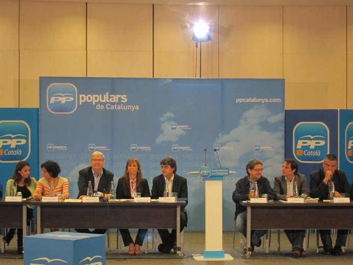 Junta Directiva Del PP Catalán Con Alicia Sánchez Camacho