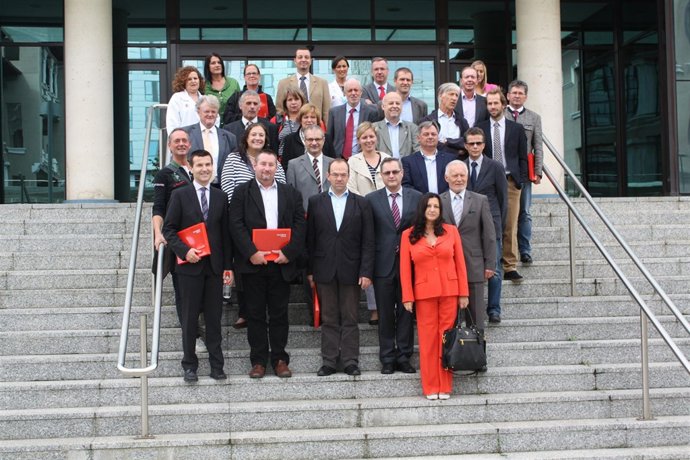 Visita delegación Austria a Valdecilla