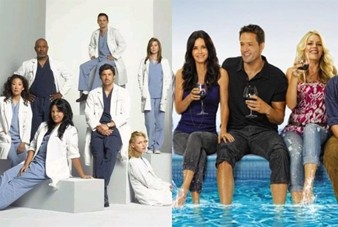 Anatomía de grey y Cougar Town