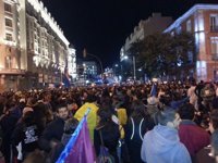 Un policía, entre los 12 heridos en la protesta de 'Rodea el Congreso'