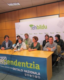 Presentación del acto por EH Bildu