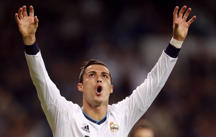 Cristiano Ronaldo celebra el segundo gol ante el Deportivo