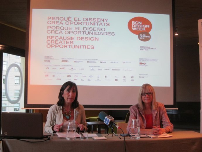 La dtora. Gral. Del BCD. I.Roig y la pta. De la cámara hispano-sueca, H.Olsson