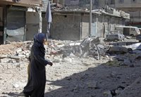 El zoco de Aleppo, prácticamente reducido a cenizas por los combates 