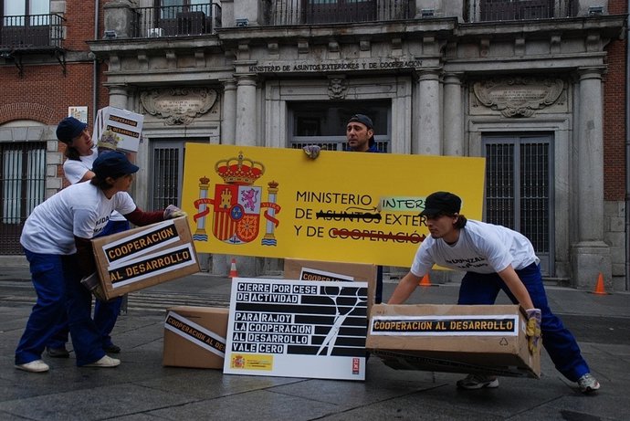 PROTESTA INTERMÓN OXFAM