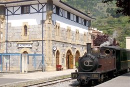 Locomotora Del Museo Vasco Del Ferrocarril