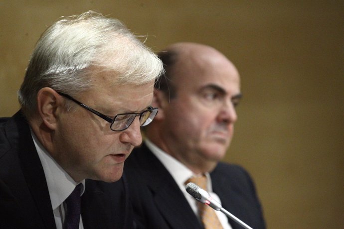 Luis de Guindos y Olli Rehn
