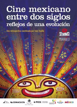 Cartel anunciador del ciclo de cine mexicano.