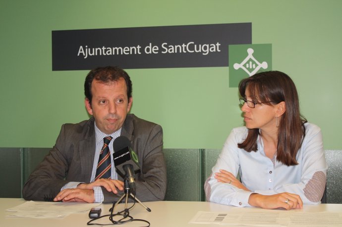 El teniente de alcalde de Economía de Sant Cugat, Carles  Brugarolas