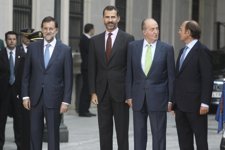 Los príncipes y el Rey en la conferencia de presidentes