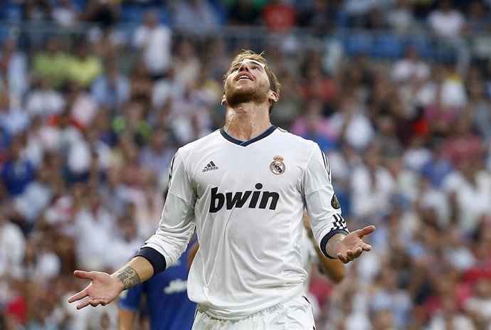 Sergio Ramos con el Real Madrid