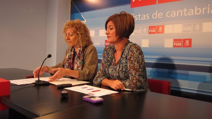 Eva Díaz Tezanos y Puerto Gallego, en rueda de prensa