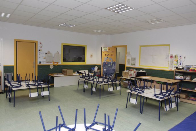 Aula de un colegio de Pinto