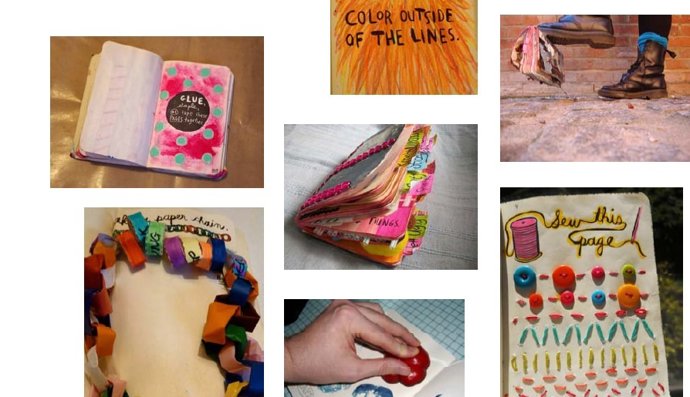 Proceso creativo en 'Destroza este diario', de Keri Smith