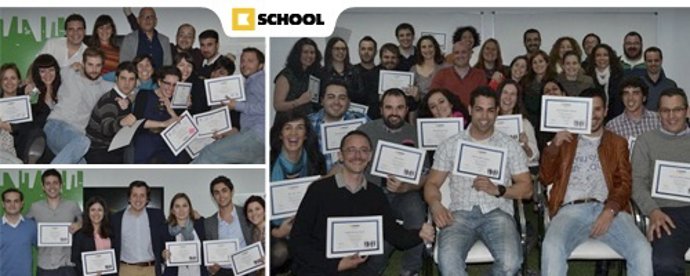 Alumnos de marketing online de Kschool