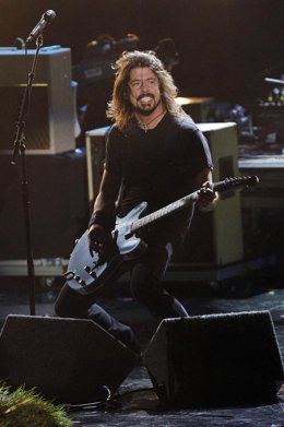 Dave Grohl De La Banda Foo Fighters Durante Un Concierto