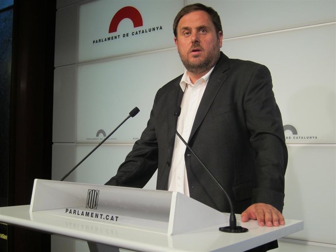El Líder De ERC, Oriol Junqueras, En El Parlament