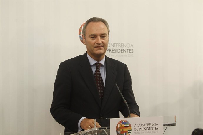 Alberto Fabra en la Conferencia de Presidentes 