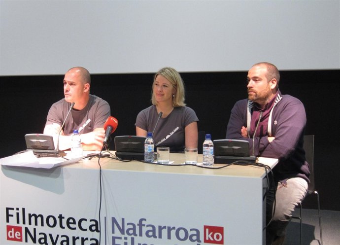 Pablo Iraburu, Nancy Morin y Migueltxo Molina.