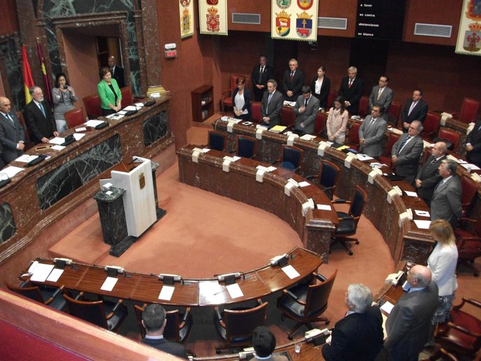 La Asamblea Regional guarda un minuto de silencio