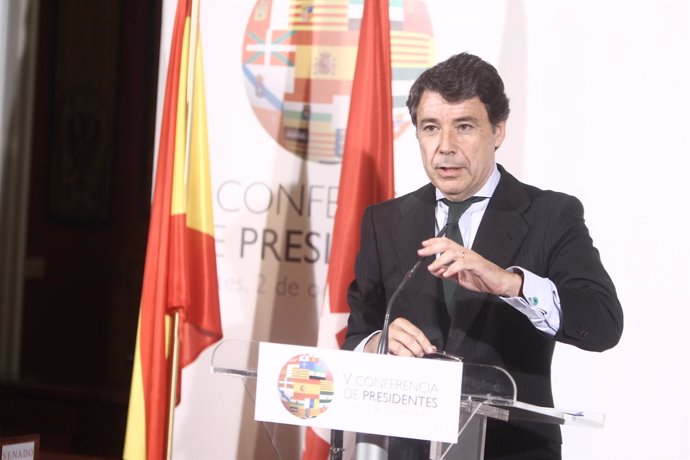 Ignacio González en la Conferencia de Presidentes 