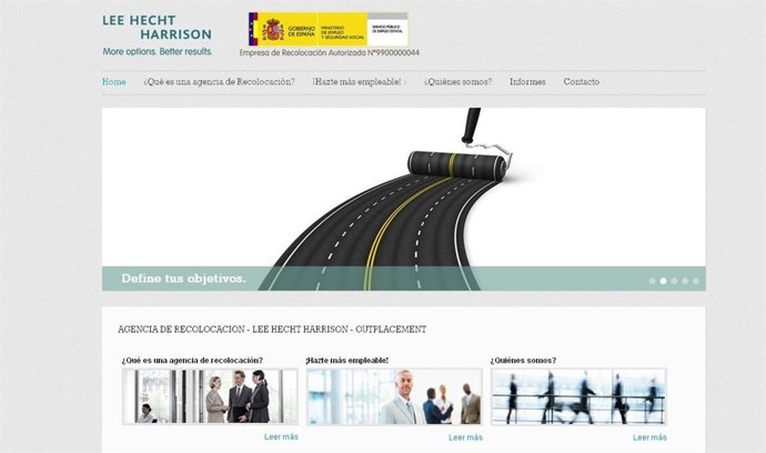 Página web Adecco y LHH