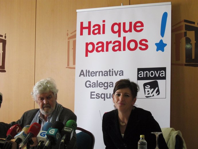 Beiras y Yolanda Díaz, en rueda de prensa
