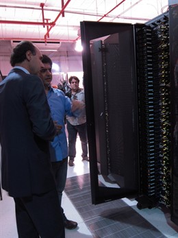 Ignacio Diego, Con El Nodo De Supercomputación Altamira