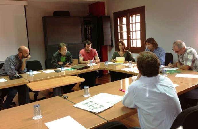 Un instante de la reunión