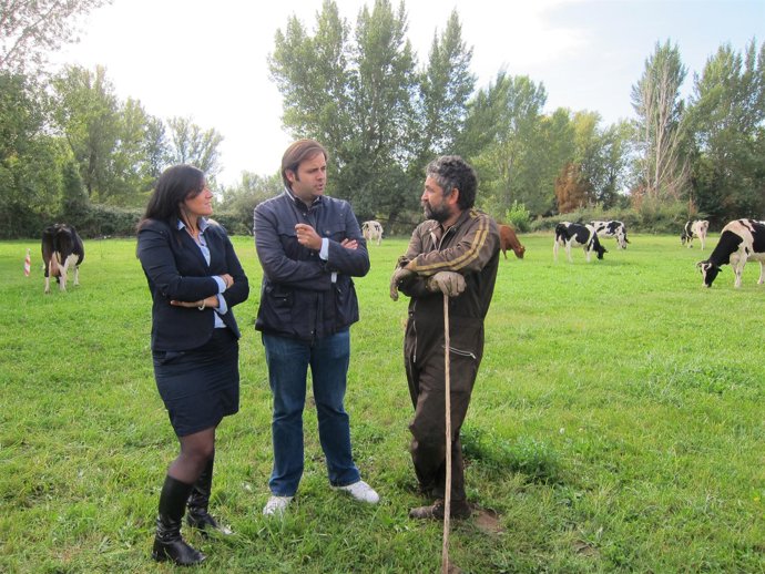 Ana Sánchez, Tino Rodríguez y José Manuel Fernández.