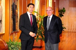 Luis de Guindos y Philipp Rosler