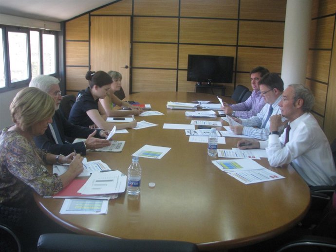 Reunión De Los Grupos Del PSPV En Las Cortes Generales