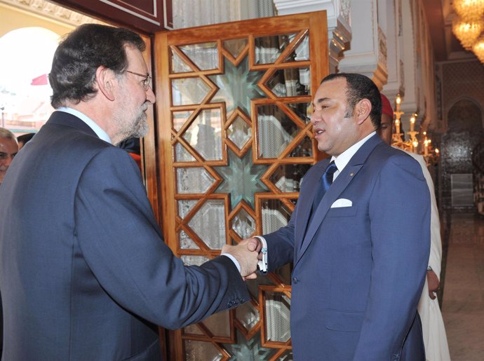 Mariano Rajoy se reúne con el Rey de Marruecos, Mohamed VI