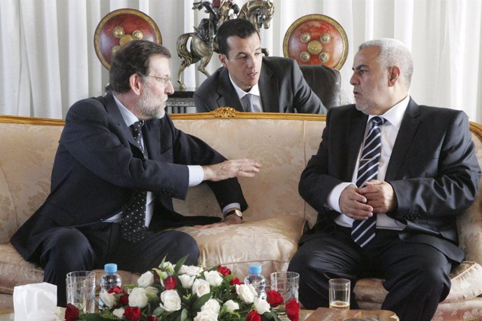 Rajoy se reúne con Abdelilá Benkirane