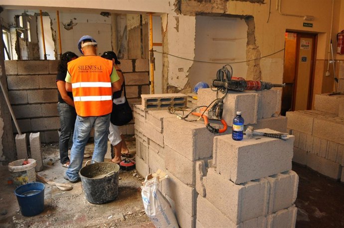 Obras de rehabilitación en Las Palmas de Gran Canaria