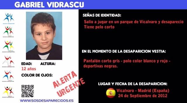 Niño desaparecido en Vicálvaro