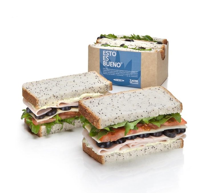 Uno de los sándwiches de la campaña 'Esto es Bueno'  de Vips