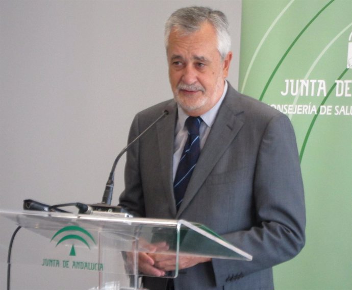 José Antonio Griñán, hoy ante los medios