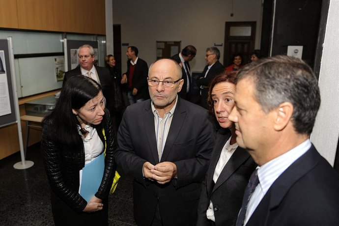 Paco Rodríguez en los juzgados de Ourense