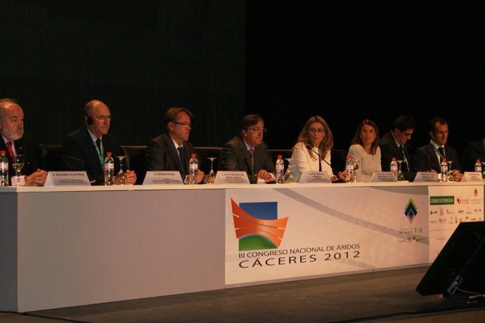 Inauguración Del III Congreso Nacional De Áridos En Cáceres