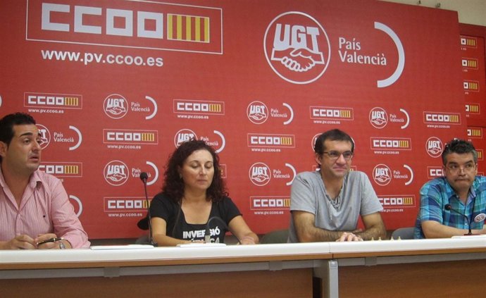 Representantes De Los Sindicatos De La Enseñanza En La Comunitat Valenciana