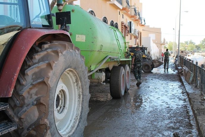 Limpieza de lodos en Pulpí 