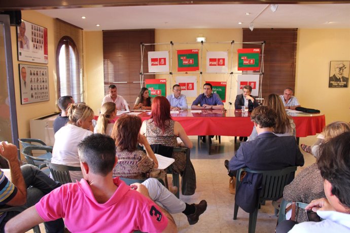 Reunión De La Ejecutiva Provincial Del PSOE En Valverde Del Camino. 