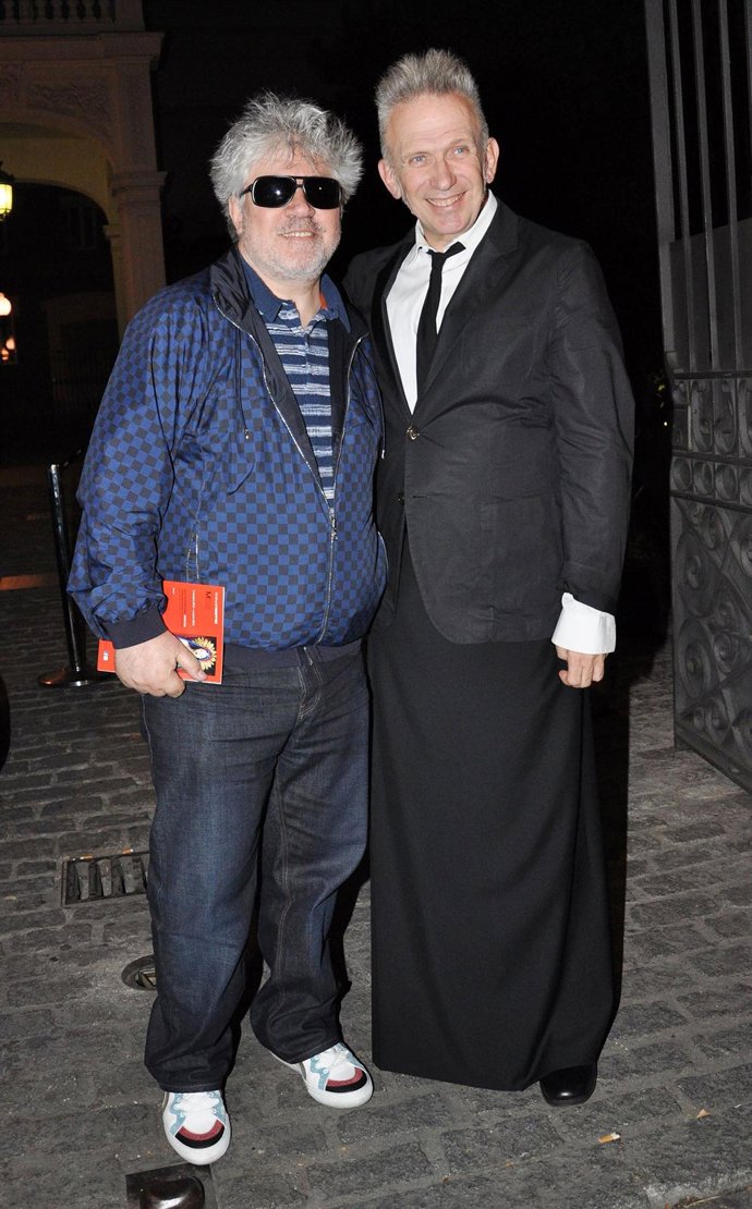 Jean Paul Gaultier y Pedro Almódovar
