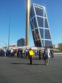 Concentración plaza de Castilla