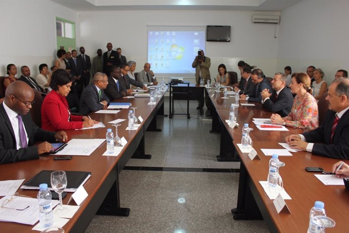 Imagen de la reunión entre los Gobiernos de Canarias y Cabo Verde