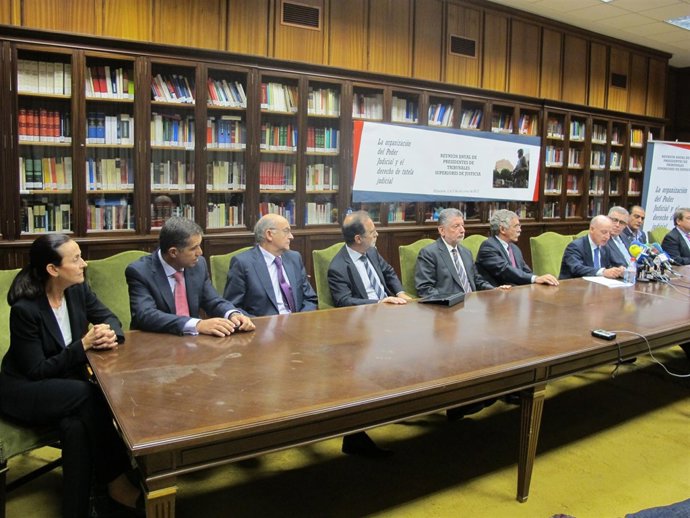 Reunión presidentes TSJ