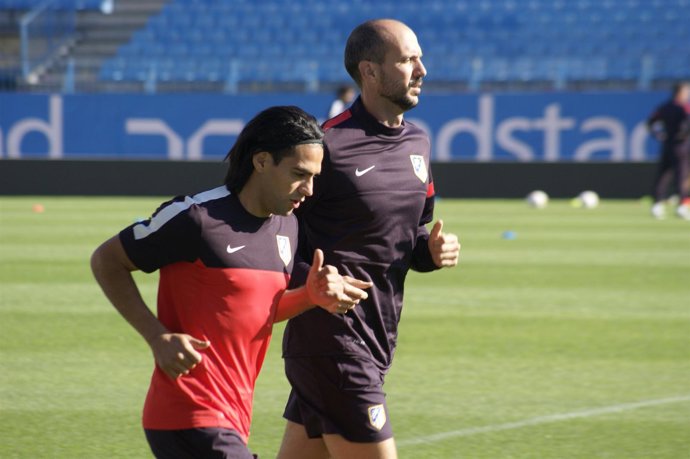 Falcao Entrenando Atlético De Madrid 