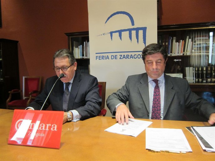 Manuel Teruel y José Antonio Vicente presentan la Feria del Pilar.